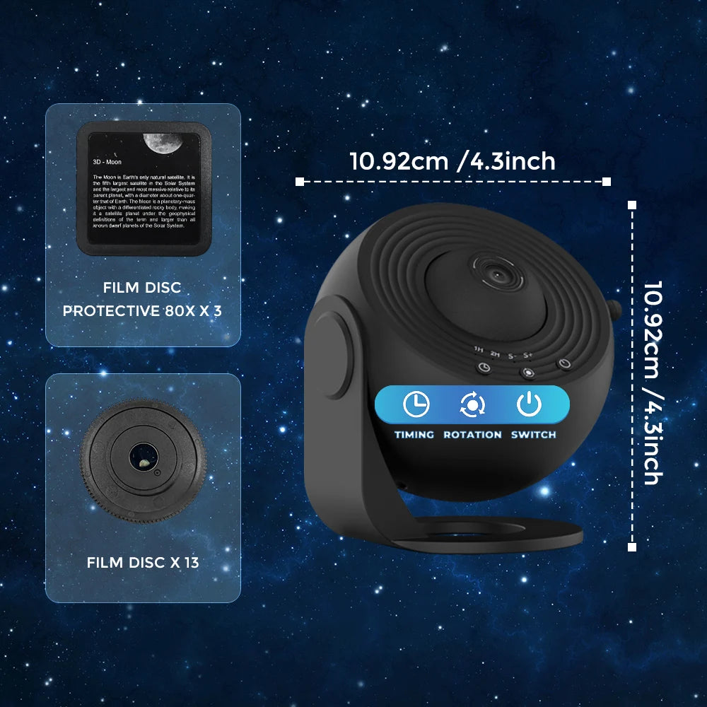 13 in 1 Star Projector, Planetarium Galaxy Projector for Bedroom, Aurora Projector, Night Light Projector for Kids Adults