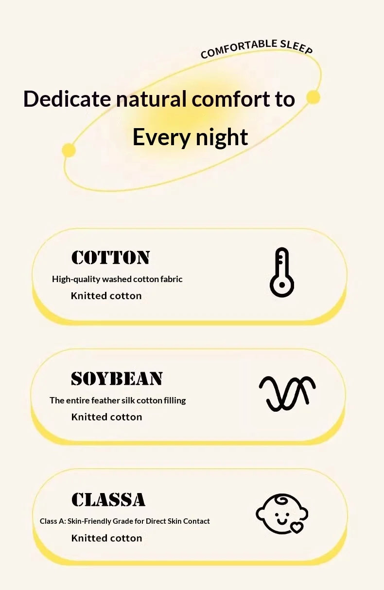 Household Washed Cotton Thick Comforter Duvet Quilt Winter Warm All Season Machine Washable Student Single Dorm Edredones