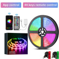 100ft/1181.1inch (1 Roll) RGB LED Strip Lights Music Sync Color Changing Lamp With Remote&App Control Room Lighting Luces Led