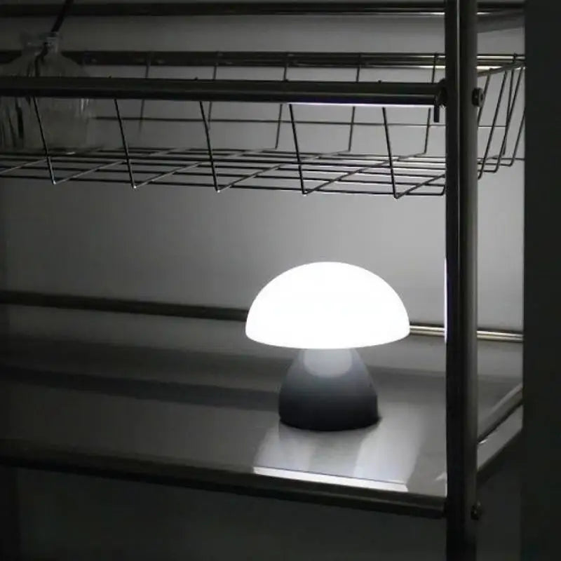 Creative Night Light Mushroom Table Lamp Led Bedroom Bedside Mini Pat Light Bar Dining Table Atmosphere Light Bedroom Scene