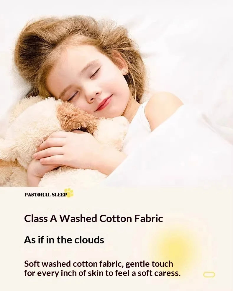 Household Washed Cotton Thick Comforter Duvet Quilt Winter Warm All Season Machine Washable Student Single Dorm Edredones