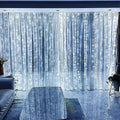 Fairy Curtain Lights Battery-powered LED Curtain Christmas String Lights for Outdoor 8Modes for Indoor Rooms Gardens Terraces